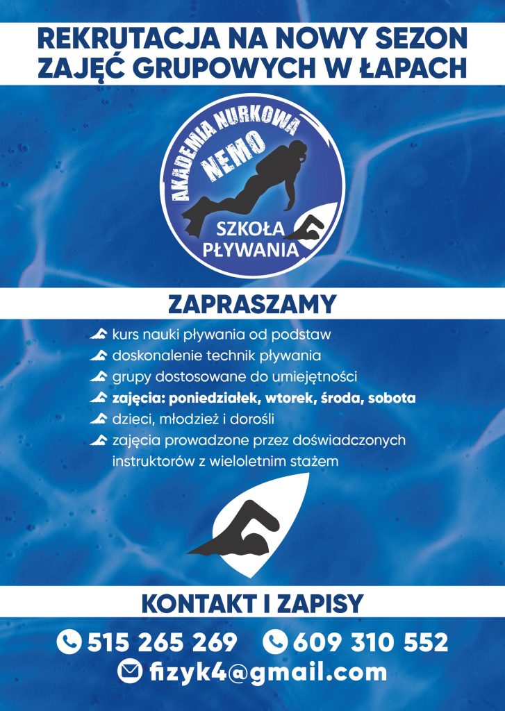 Akademia nurkowa "Nemo" Białystok.